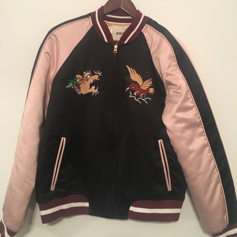 Golden Bomber Jacket